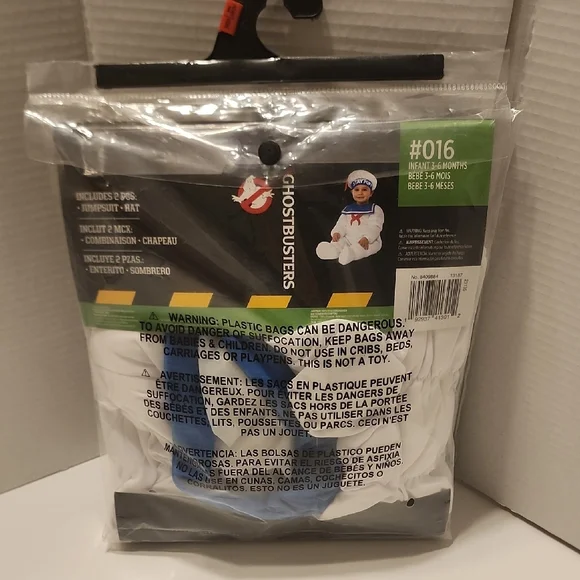 Ghostbusters Stay Puft Infant Costume - White - Picture 4 of 6